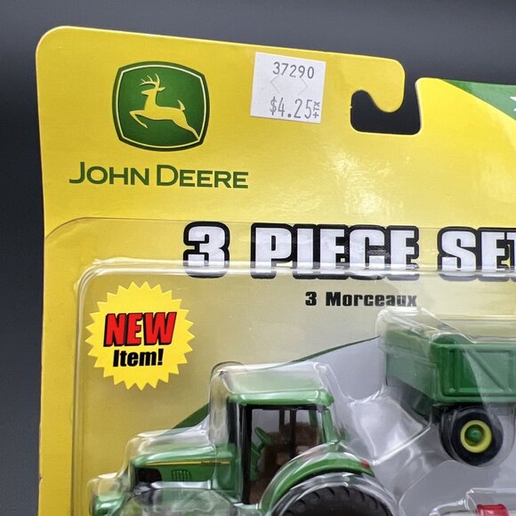 2004 ERTL John Deere 3 Piece Tractor Trailer Trail Set, #37290A, NOS - Picture 2 of 12